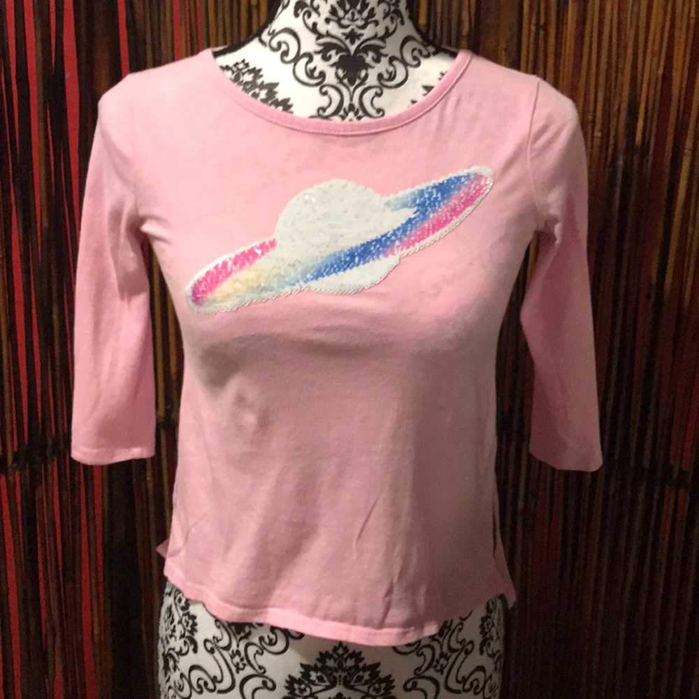 Arizona Jean Co. sequin long sleeve top